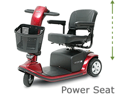 Scooter with Power Seat