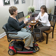 Using a Mobility Scooter Indoors