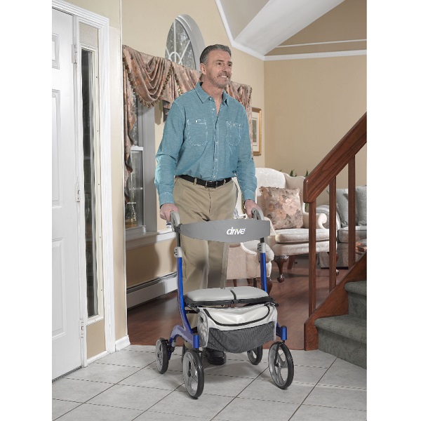 Drive Medical Nitro DLX Luxury Rolling Walkers SpinLife