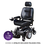 Titan AXS Power Wheelchair by Drive Medical in SpinLife Exclusive Polished Steel