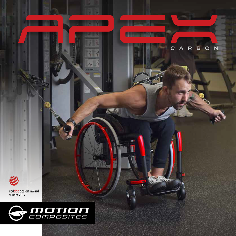 Motion Composites APEX Carbon Fiber Motion Composites Rigid Wheelchairs