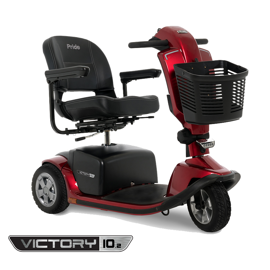 Pride Victory 10.2 3Wheel Mobility Scooter SpinLife