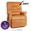 PR-458 3-position Lift Chair by golden technologies in SpinLife exclusive Luxe fabric gold