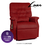 PR-458 3-position Lift Chair by golden technologies in SpinLife exclusive Luxe fabric ruby