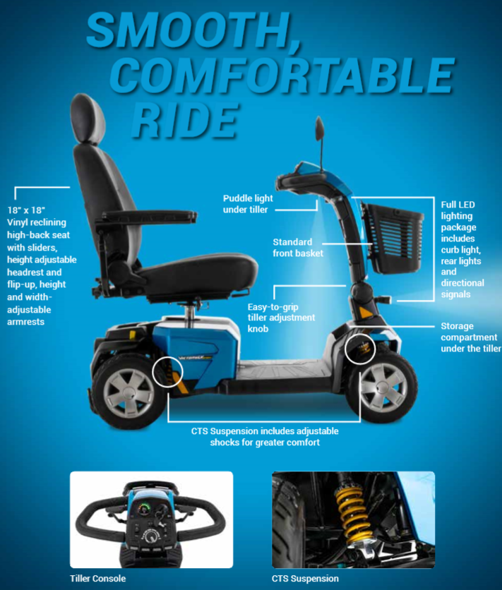 Pride Victory Lx Sport Mobility Scooter Spinlife 9041