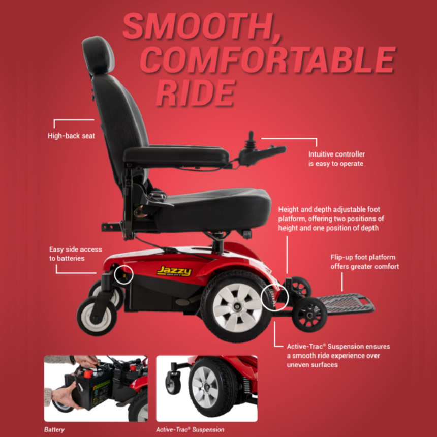 Jazzy Select Power Wheelchair SpinLife