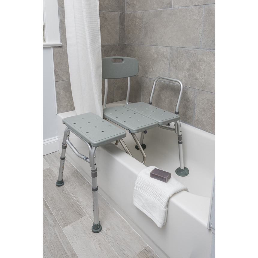 Drive Medical Splash Defense™ Transfer Bench SpinLife