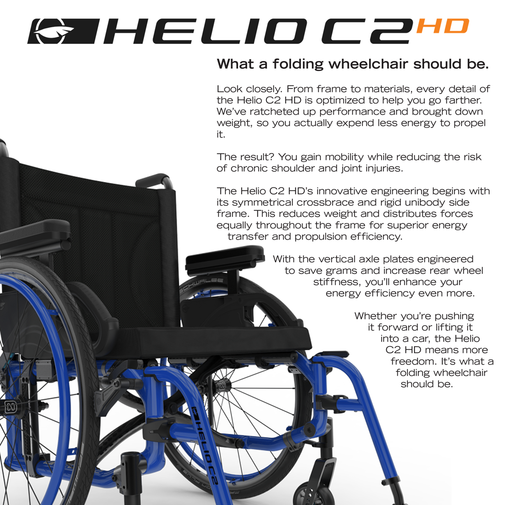 Motion Composites Helio C2 HD Motion Composites Folding Wheelchairs