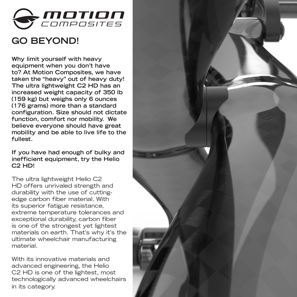 Motion Composites Helio C2 HD Motion Composites Folding Wheelchairs