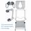 Invacare Aquatec Ocean Ergo Self-Propel Shower Commode Chair