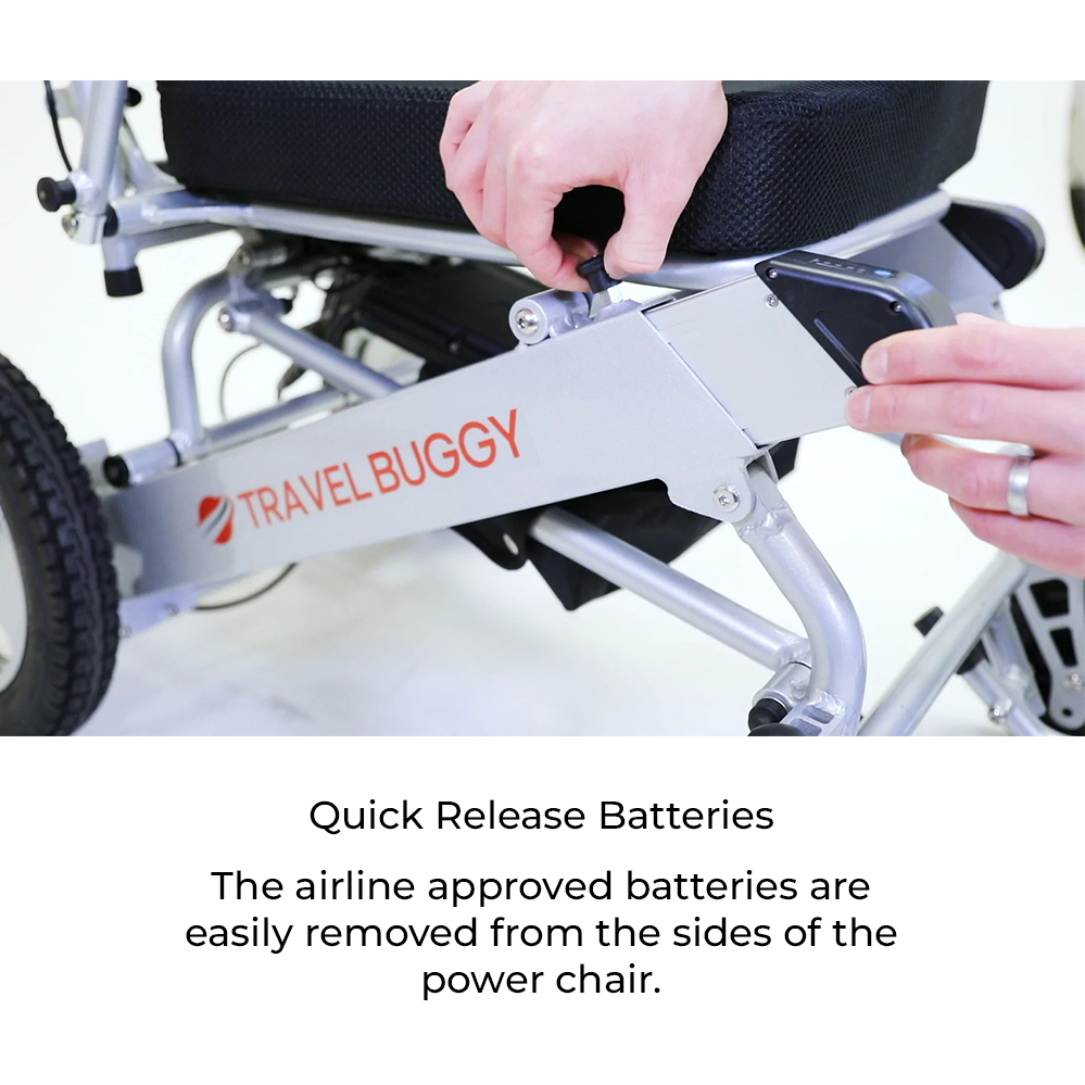 Travel Buggy CITY 2 PLUS HD Travel Buggy Folding Power Wheelchairs