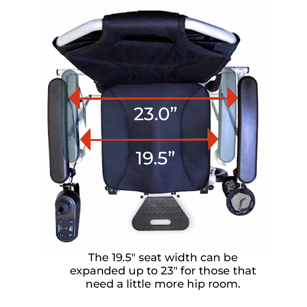 Travel Buggy CITY 2 PLUS HD Travel Buggy Folding Power Wheelchairs