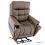 Pride VivaLift! Ultra lift chair with heat and air cell massage in Cappuccino