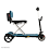 i-Go Folding Scooter Shown in Iceburg Blue
