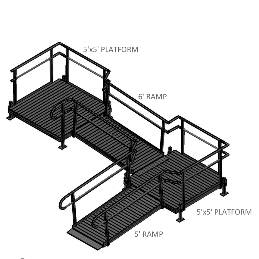 Harmar 11Foot Modular Ramp Modular Ramps SpinLife