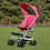 Red Stroller shown with Canopy Red Stroller shown with Canopy