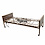 Bed shown with no Rails and Mattress