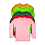 Available Colors Front to Back: Blush Pink, Red, Forest Green, Neon Green, Athletic Gold