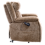 Side view with remote and extra pocket