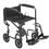 Drive Medical Wrangler II Transport Wheelchair