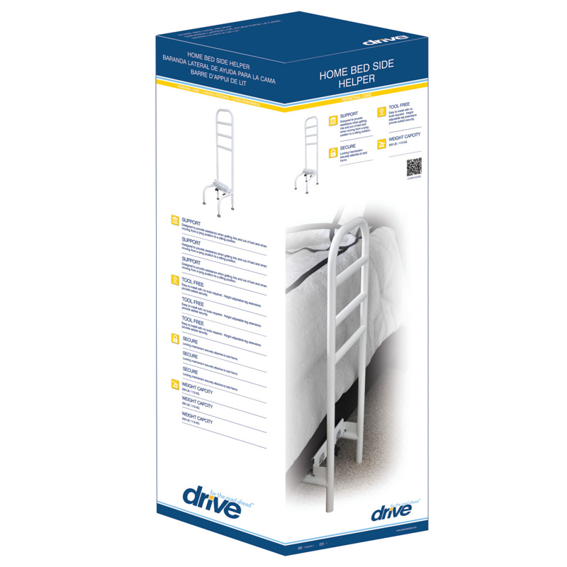 Drive Medical Home Bed Side Helper Assist Rail SpinLife