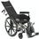 Viper Plus Reclining Wheelchair w/ Detachable Desk Arms & Elevating Legrest - 12"