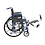 Blue Streak shown with Elevating Legrests in lifted extended mode Blue Streak shown with Elevating Legrests in lifted extended mode