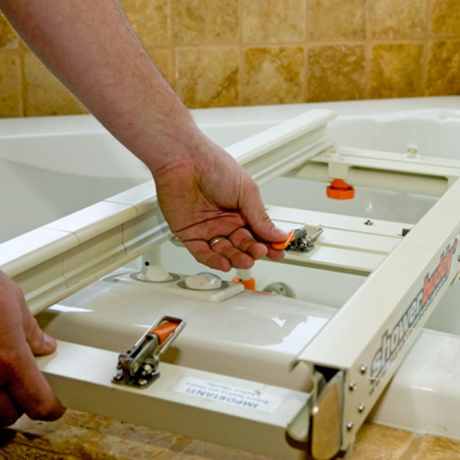 Showerbuddy TubBuddy with Tilt Showerbuddy Bathroom Transfer Systems