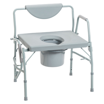 Drive Medical Deluxe Bariatric Drop-Arm Commode Commode