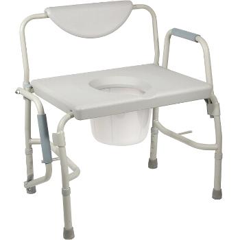 Drive Medical Deluxe Bariatric Drop-Arm Commode Commode