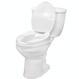 Drive Medical Raised Toilet Seat With Lid - 4"