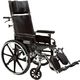Viper Plus Reclining Wheelchair w/ Detachable Desk Arms & Elevating Legrest - 12"