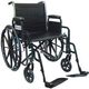 Silver Sport 2 Wheelchair w/ Fixed Full Length Arms & Elevating Legrest - 16"