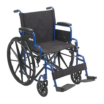 Drive Medical Silver Sport 1 Wheelchair - Drive Medical Basic