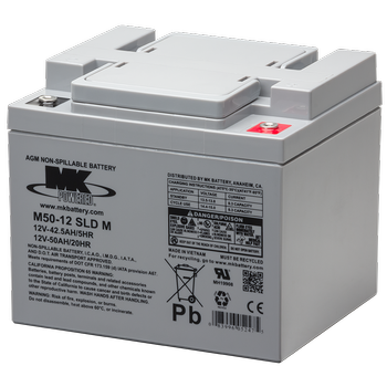 MK Battery 12V 50AH Sealed Lead Acid (Pair) Battery