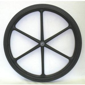New Solutions 24" x 1" Mag Wheel, 1/2" Bearings, pair Wheel