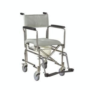 Drive Medical Stainless Steel Rehab Shower Commode Chair