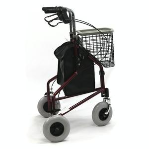 Karman Healthcare 3-Wheel Walker Rolling Walkers W/Handbrakes