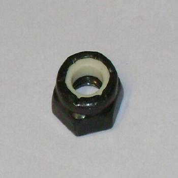 TiLite 1/4-28 Thread Nylock Jamnut, Black Zinc Parts