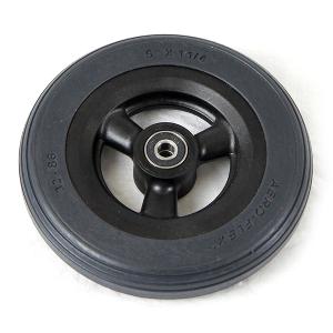 Invacare 6" Gray Urethane Caster Wheel Assembly for At'm Power Wheelchairs Caster Wheel Assemblies