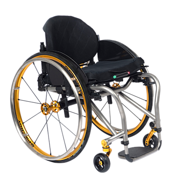 ZRa Series 2 Ultralight Titanium Wheelchair | SpinLife