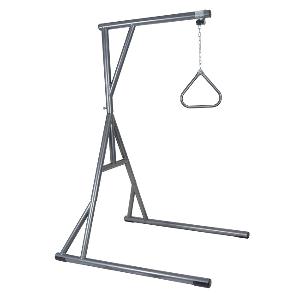 Drive Medical Standing Trapeze with Base Trapezes and I.V. Poles