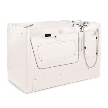 Invacare Continuing Care Recessed Whirlpool Tub with Attendant Controls Walk-In Tubs