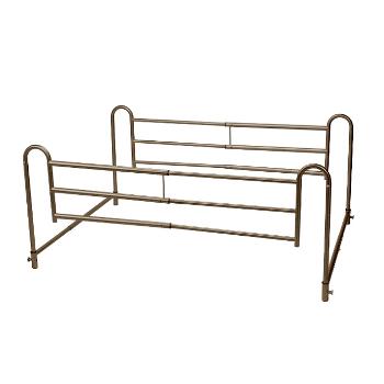 Drive Medical Tool-Free Adjustable Length Home-Style Bed Rail Bed Rails