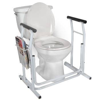 Drive Medical Free-Standing Toilet Safety Rail Toilet Safety Frame