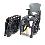 WheelAble Folding Commode & Shower Chair folded