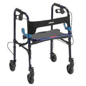 Drive Medical Clever-Lite Rollator w/ 5" Casters