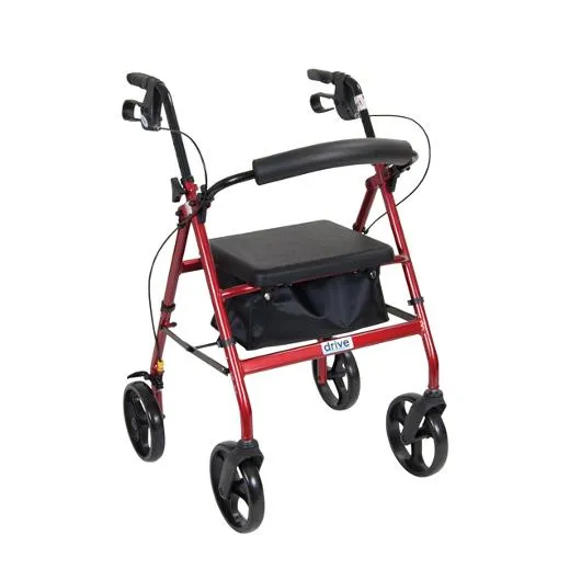 Standard Rollator 4-Wheel 7.5in Casters Aluminum