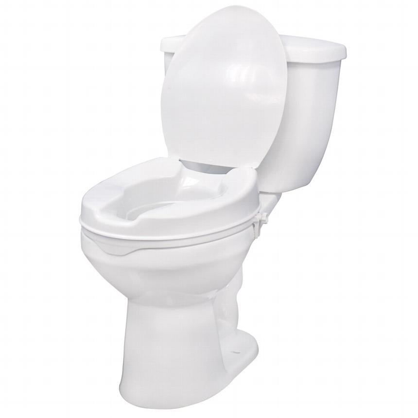 Raised Toilet Seat With Lid - 4"