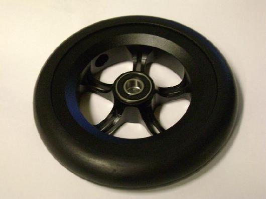 5"x1" Performance Polyurethane Caster - Black Rim 